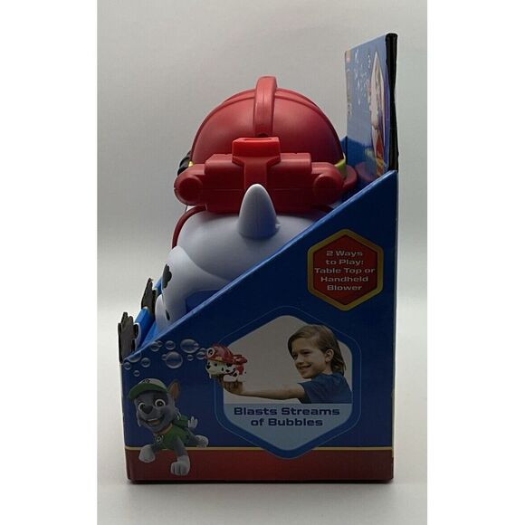 New Paw Patrol Toy Marshall Action Blast Off Bubble Blower‎ Nickelodeon - Picture 2 of 5